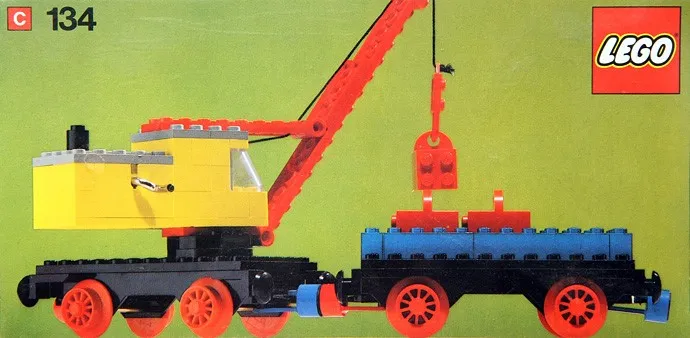 LEGO 134-1 Mobile Crane and Wagon