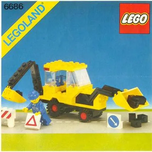 LEGO 6686-1 Backhoe