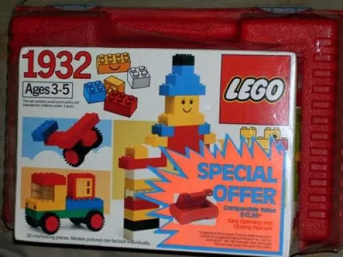 LEGO 1932-1 Basic Building Set + Storage Case