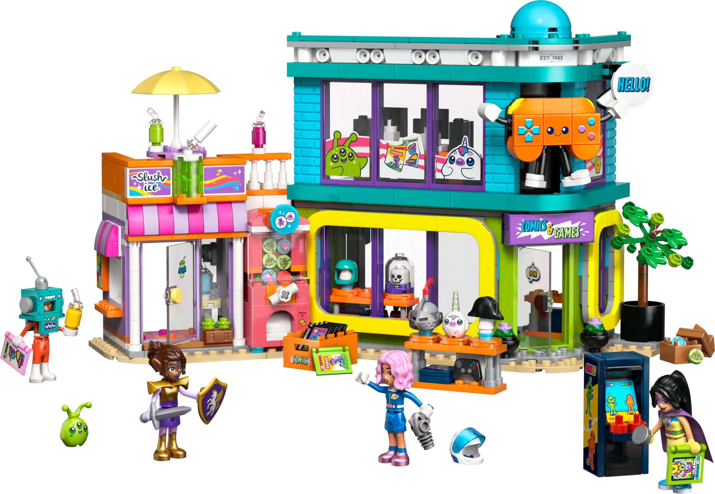 LEGO 42674-1 Comic Book and Game Store